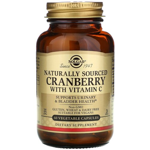   Solgar Natural Cranberry with Vitamin C ., 270 , 60 .  -     , -  