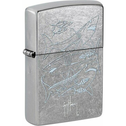 ���� ��������� ZIPPO Guy Harvey � ��������� Street Chrome, ������/�����, �����������, 38x13x57 ��
