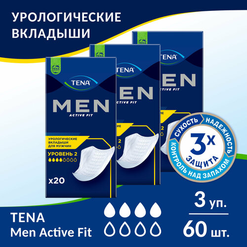      Tena Men Active Fit Level 2, 20 . x 3 .  -     , -  