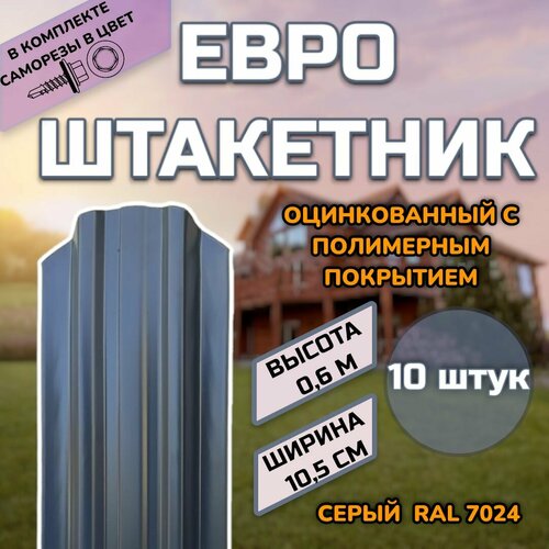 ���� ��������� ������������� �������� (������, ����������) 10 ���� (������ � ���������)������������� �����, ���� RAL 7024 �����, ������ 0.6 �, ������ ������ 105��)�����