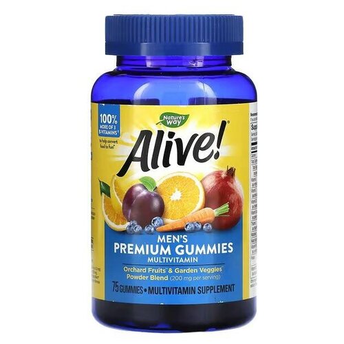 ���� �������� Nature's Way Alive! Men's, 320 �, 75 ��.
