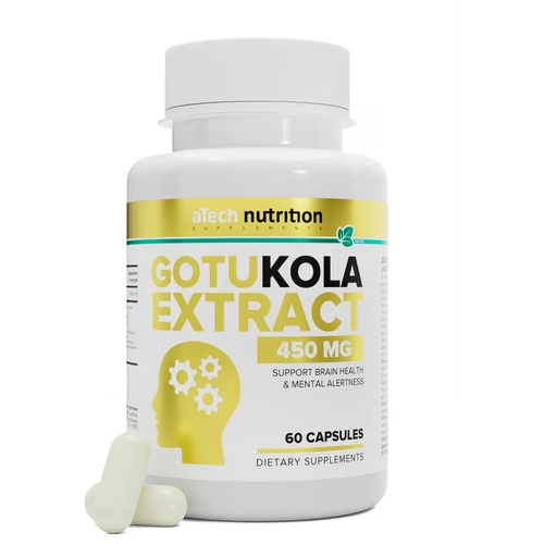    aTech Nutrition Gotu Kola Extract, 450 , 60 .  -     , -  