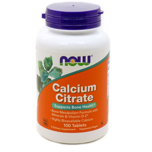 ���� �������� NOW Calcium Citrate, 150 �, 100 ��, 100 ��.