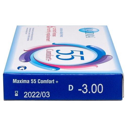     Maxima 55 Comfort Plus, 6 ., R 8,6, D -3, , 1 .  -     , -  