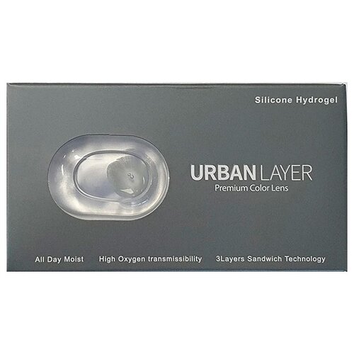 ���� ���������� ����� Urban Layer Color Lens D 14.0, 2 ��., R 8,6, D -1,5, 1 ��.
