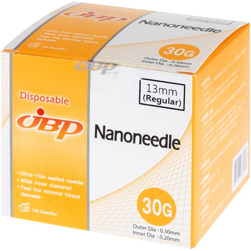      Nanoneedle 30G - (0,3 x 13  - 100 )  -     , -  