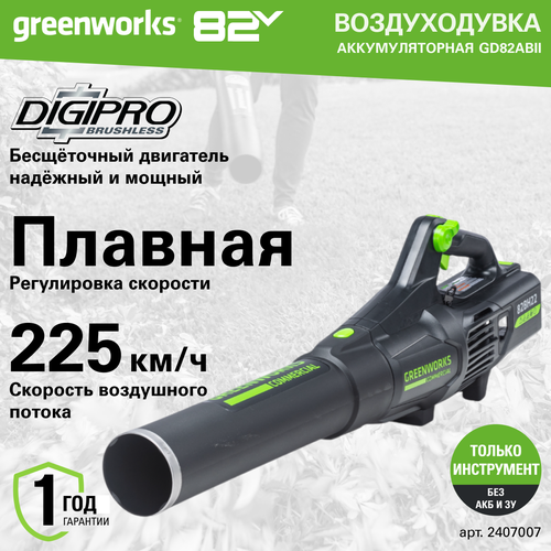     Greenworks . 2407007, 82V, ,      -     , -  