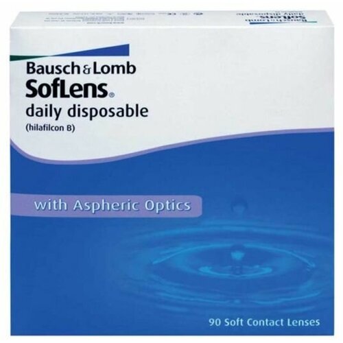     Bausch & Lomb Soflens Daily Disposable, 90 ., R 8,6, D -0,5  -     , -  