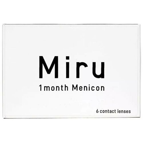     Menicon Miru 1month, 6 ., R 8,3, D -6, , 1 .  -     , -  