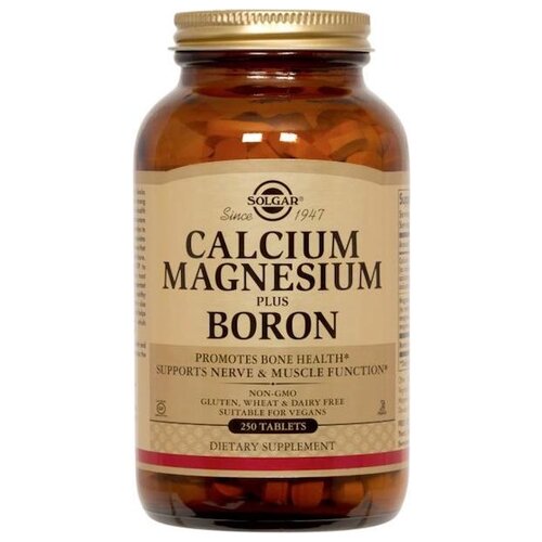    SOLGAR Calcium Magnesium Plus Boron, 250 .  -     , -  