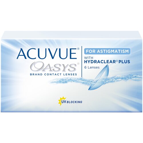     ACUVUE OASYS For Astigmatism with Hydraclear Plus, 6 ., R 8,6, D +1,75,CYL:-1,25,A:70  -     , -  