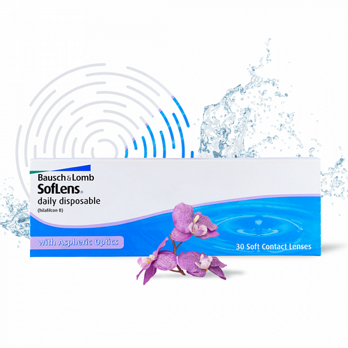     Bausch & Lomb Soflens Daily Disposable, 30 ., R 8,6, D -5,25  -     , -  