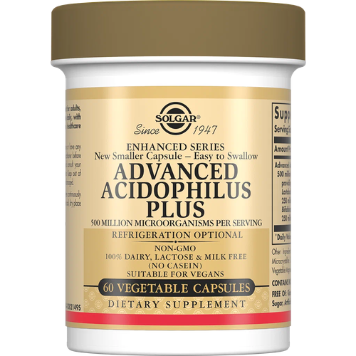   Advanced Acidophilus Plus ., 120 , 60 ., 1 .  -     , -  