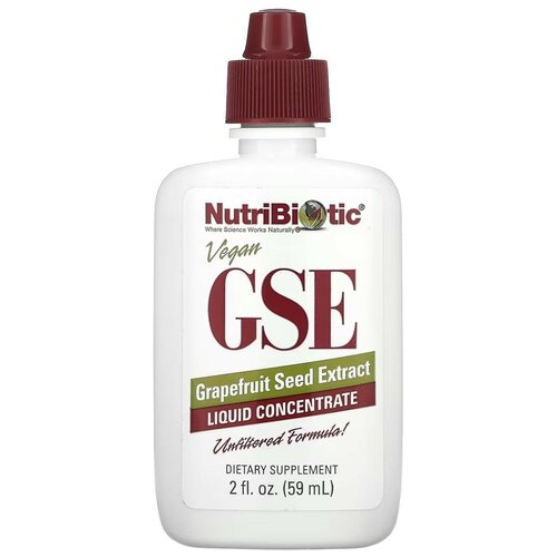 ���� ����� NutriBiotic GSE Grapefruit Seed Extract, 110 �, 59 ��