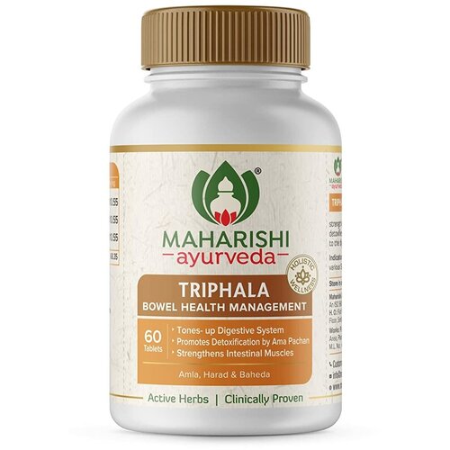    Maharishi Ayurveda Triphala, 3   60 , 1000 ME, 180 , 3 .  -     , -  