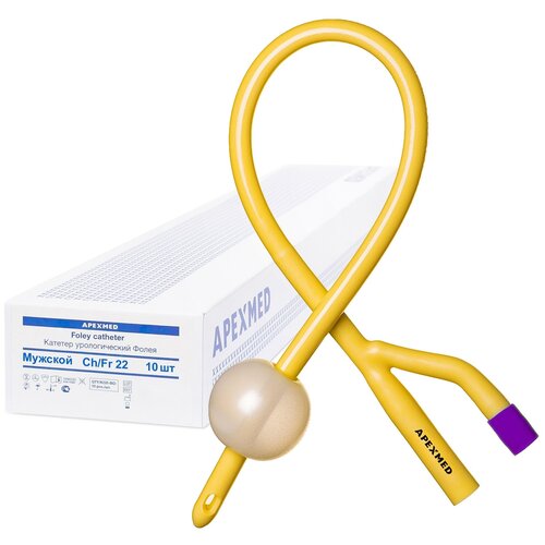 ���� ������� ����� ������������� Apexmed ������� Ch/Fr 22, �����������, 10 ��