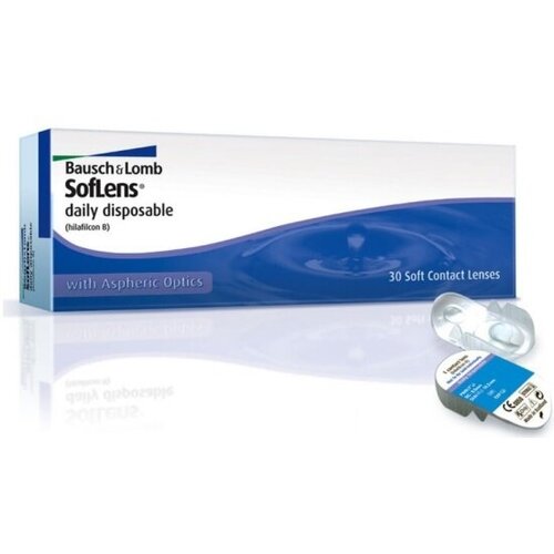     Bausch & Lomb Soflens Daily Disposable, 30 ., R 8,6, D -1  -     , -  