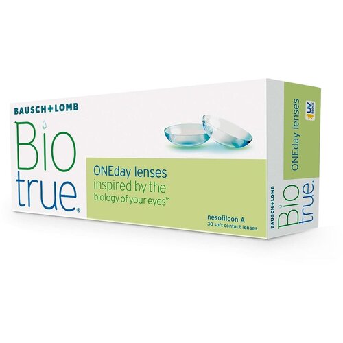     Bausch & Lomb Biotrue ONEday, 30 ., R 8,6, D -3, 1 .  -     , -  