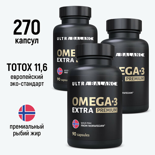 ���� Omega-3 Extra Premium ����., 200 �, 90 ��., 3 ��.