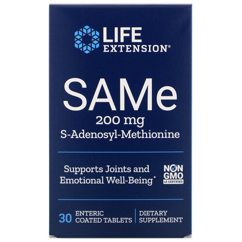    Life Extension SAMe, 90 , 200 , 30 .  -     , -  