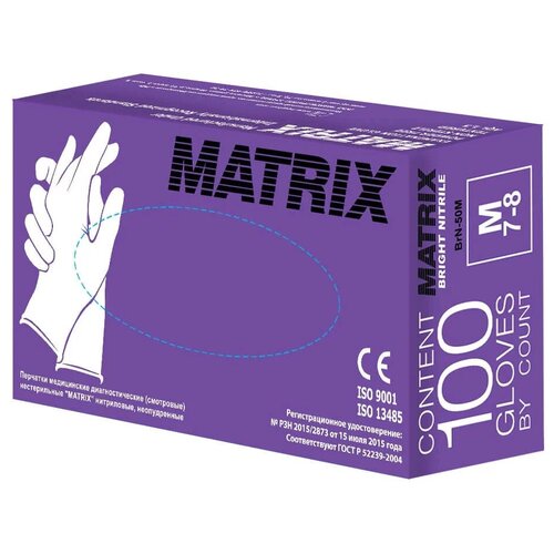     MATRIX Bright Nitrile, : , : M, 100 . (50 ), 6,6   -   -     , -  