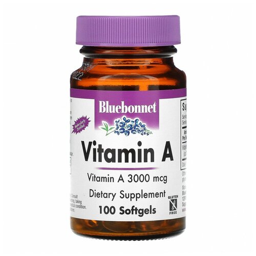 ���� Bluebonnet Nutrition, ������� A, 3000 ���, 100 ������