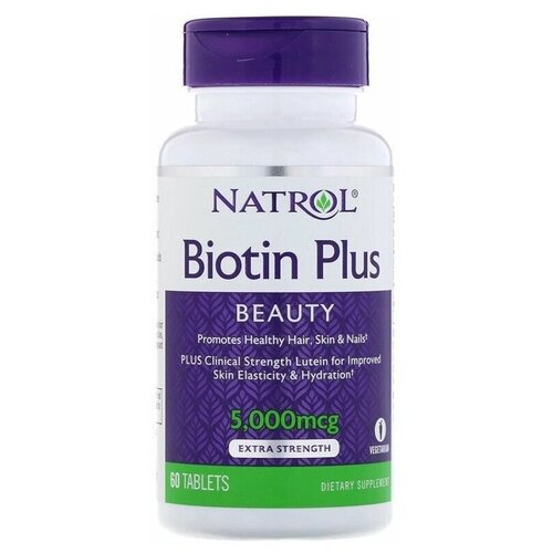    Natrol Biotin Plus, 80 , 5000 , 60 .  -     , -  