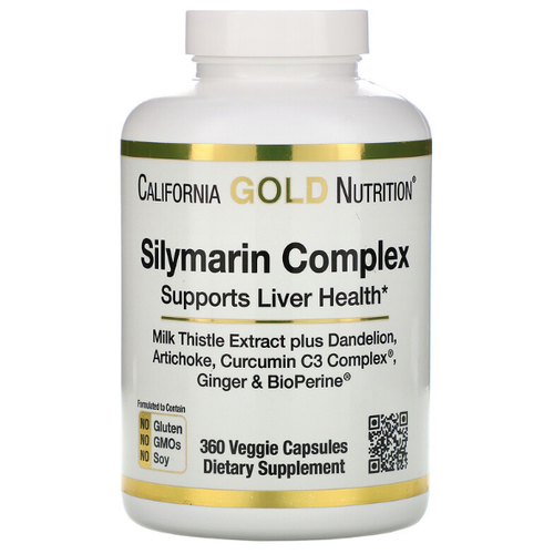���� California Gold Nutrition Silymarin Complex ����., 20 �, 360 ��., 1 ��.
