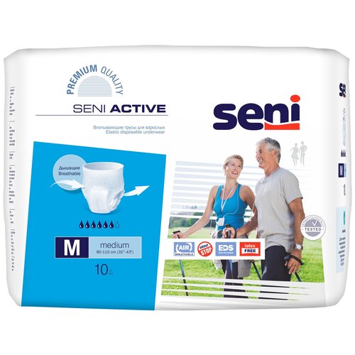    -     Seni ACTIVE Medium ( 80-110 ), 10 .  -     , -  