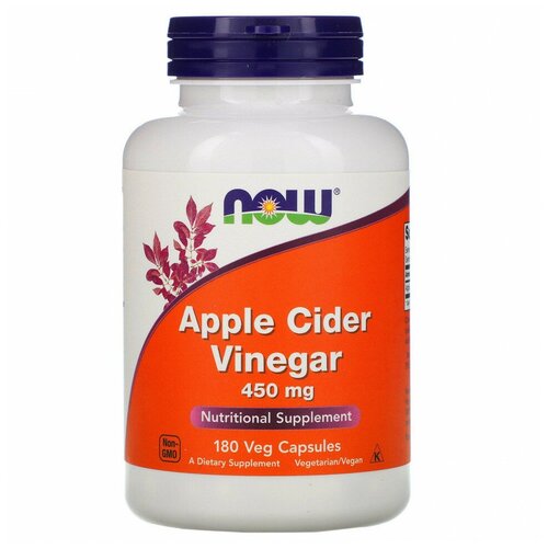   NOW Apple Cider Vinegar 450 mg, 180 .  -     , -  