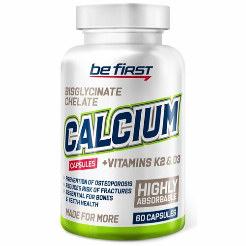 ���� Be First Calcium Chelate + D3 + K2 MK-7, 60 ������