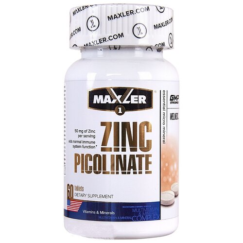   MAXLER Zinc Picolinate ., 50 , 50 , 60 .  -     , -  