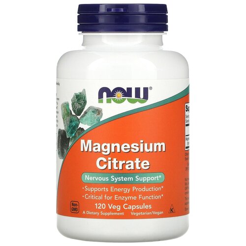 ���� ������� NOW Magnesium Citrate, 200 �, 200 ��, 120 ��., 3 ��.