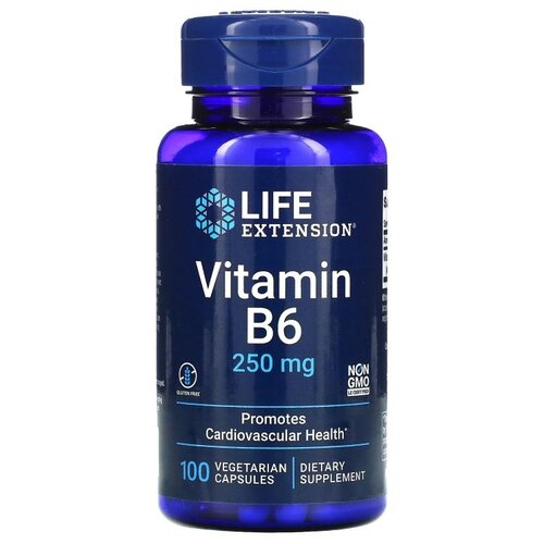 ���� ������� Life Extension Vitamin B6, 70 �, 100 ��, 250 ��, 100 ��.