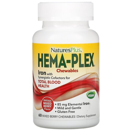    Natures Plus Hema-Plex  (  ), 150 , 60 .  -     , -  