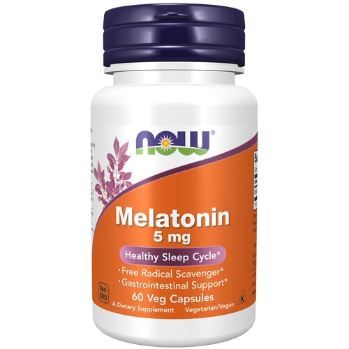    NOW Melatonin, 60 , 10 , 5 , 60 .  -     , -  