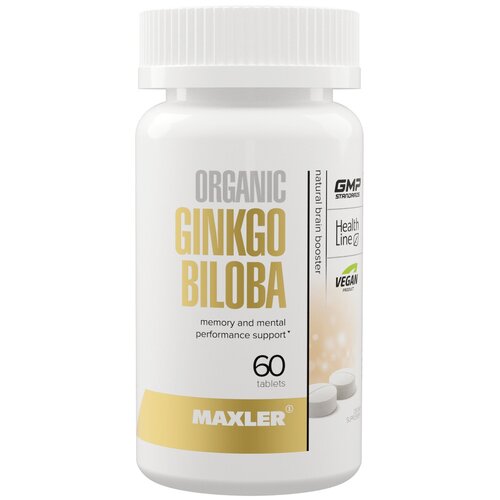   Maxler Organic Ginkgo Biloba ., 100 , 60 .  -     , -  