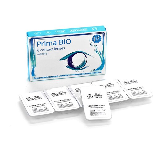     OKVision PRIMA BIO, 6 ., R 8,6, D -1, , 1 .  -     , -  