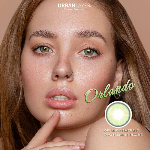     URBAN LAYER ru Orlando, 2 ., R 8,6, D -3, Emerald, 1 .  -     , -  