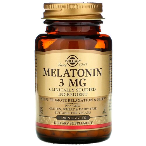    SOLGAR Melatonin 3 , 150 , 120 , 3 , 120 .  -     , -  