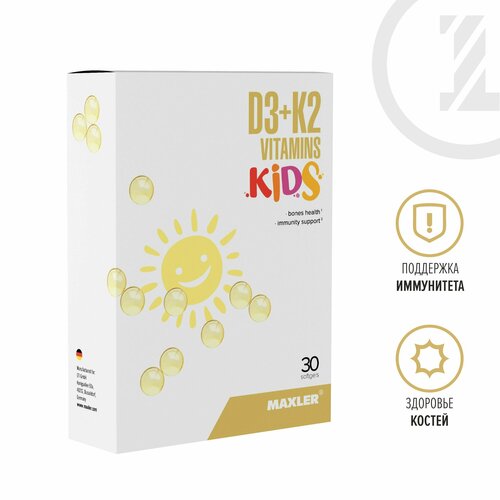       +  3 Maxler D3+K2 Vitamins Kids 30 .  -     , -  