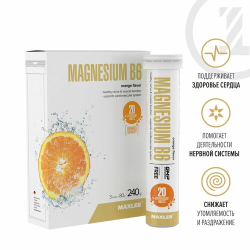    B6   Maxler Magnesium B6 Effervescent (320 .)   -     , -  