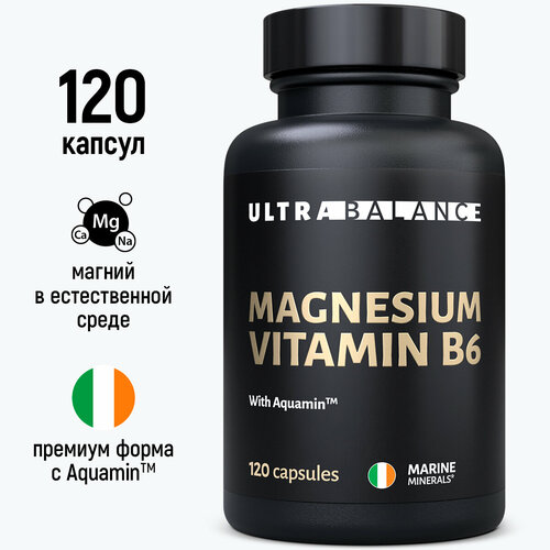 ���� ������ �6, 120 ������, Ultrabalance Magnesium Vitamin B6 Premium