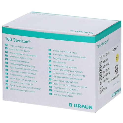     B. Braun Sterican, 12  x 0.3 , : 30G, 100 .  -     , -  