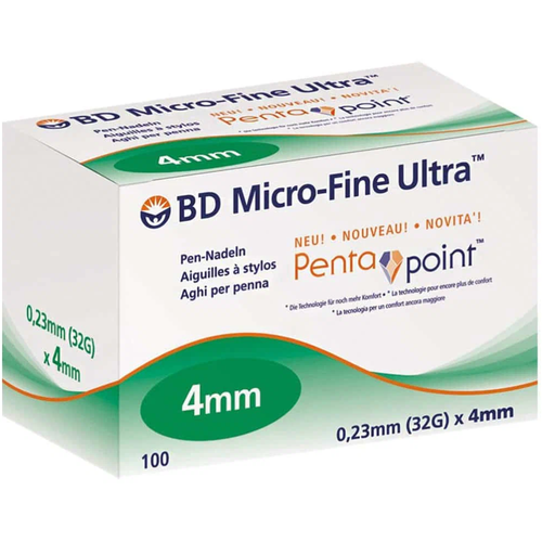     - BD Micro-Fine Plus, 4  x 0.23 , : 32G, 100 .  -     , -  