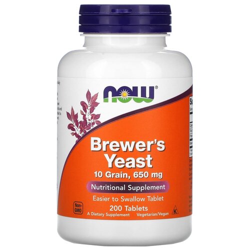    NOW Brewer's Yeast 10 Grains, 650 , 240 , 100 , 200 .  -     , -  