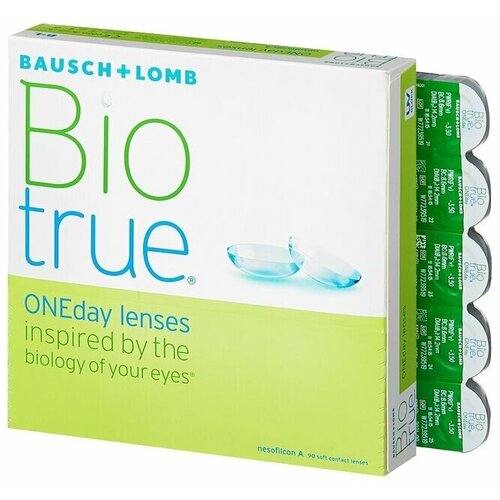     Bausch & Lomb Biotrue ONEday, 90 ., R 8,6, D -0,75, 1 .  -     , -  