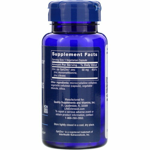 ���� Life Extension Zinc 50 �� (����) 90 ��� ������ (Life Extension)