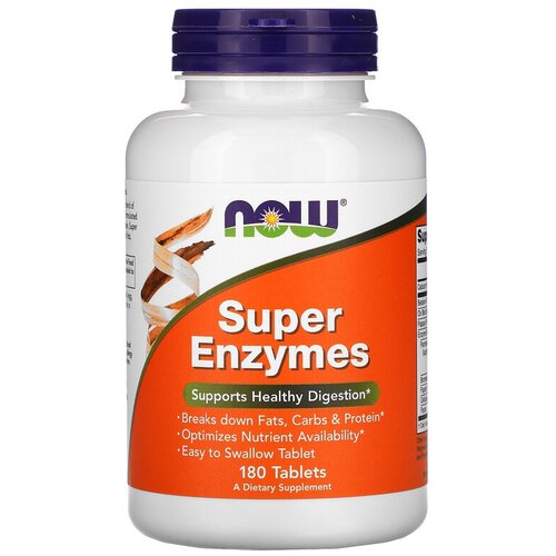    NOW Super Enzymes, 250 , 180 .  -     , -  