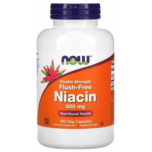 ���� NOW Niacin Flush-Free Double Strength (������ �� ���������� �����������) 500 �� 180 ������